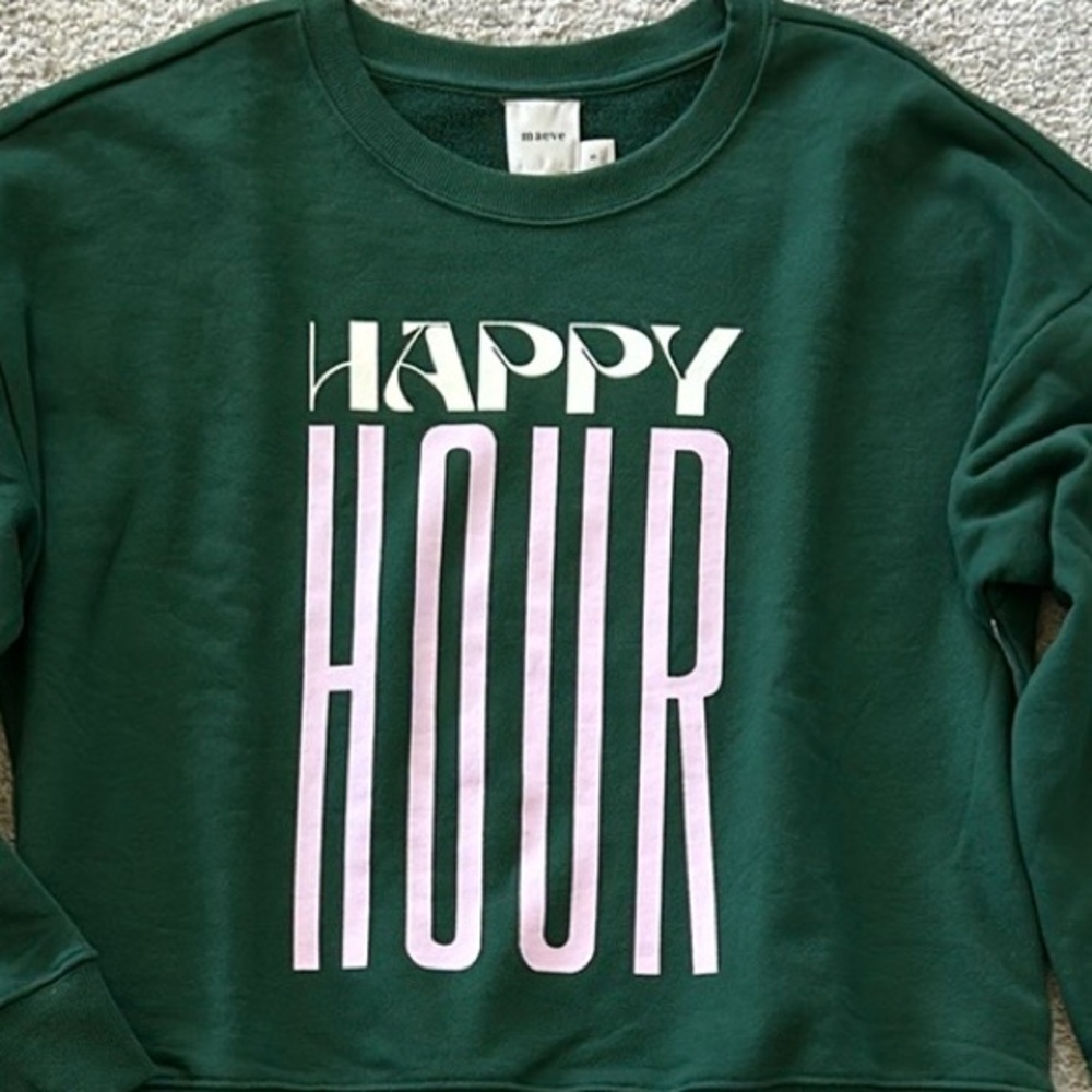 Anthropologie Jordan Nickson x Anthropologie Happy Hour Sweatshirt - Picture 3 of 8